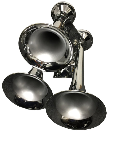 Air Horn-3 trumpet Chrome Chrome