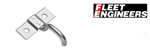 Trailer Door Chain &amp; Snap Hold-Back Kit | Heavy-Duty Replacement