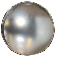 METAL CHROME AXLE 8 INCH COVERS "MOON" FOR REAR Chrome Chrome