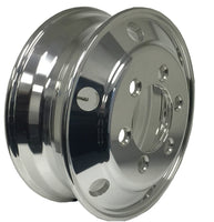 aluminum wheel 19.5x6.00 6x222.25(8.75"mm Hub Pilot Polished Both Sides  Fits for Hino,Isuzu, GMC 6 X 222.25(8.75) / STUD PILOTED / 6 X 222.25(8.75)