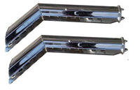 CHROME MUD FLAP 45DEGREE Chrome