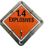 Industrial Warning  Placard Set, Aluminum