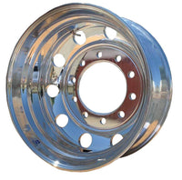 Alcoa 22.5" x 8.25" Aluminum Wheel, Dual 10holes x 285.75mm(11.25ƒ?�) for Semi-truck and trailers